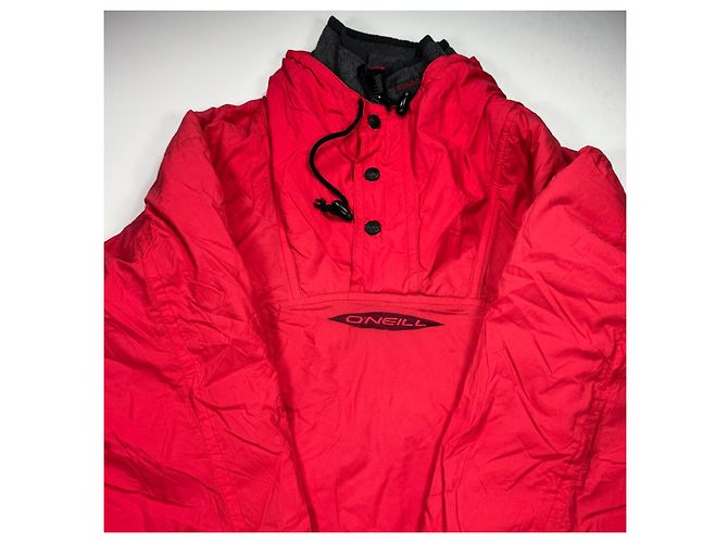 Autre Marque O'Neill Giacca Anorak Pullover Rossa Rosso - vista 4