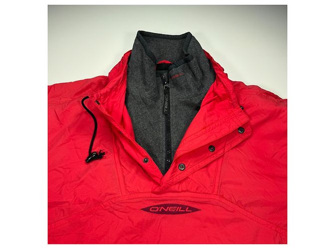 Autre Marque O'Neill Giacca Anorak Pullover Rossa Rosso - vista 7