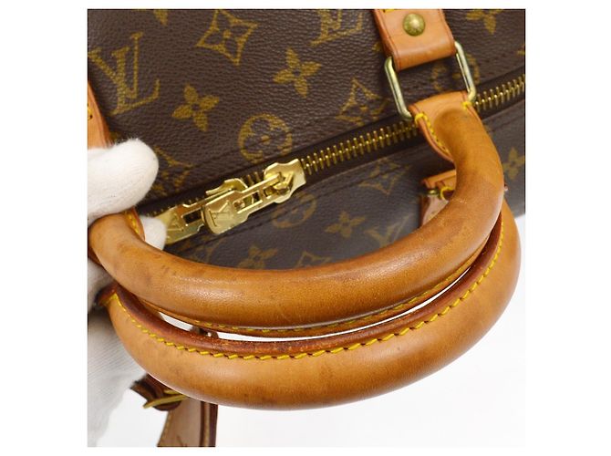 Louis Vuitton Keepall Monogram Canvas 50 Marrone - vista 6