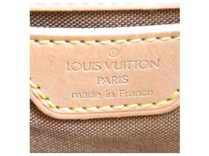 Louis Vuitton Vintage Montsouris Monogram Toile GM Marron - vue 4