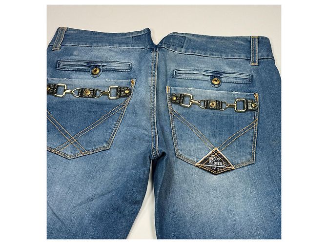 Autre Marque Vaqueros Roy Roger's Rowena Elastic Denim Azul - vista 12