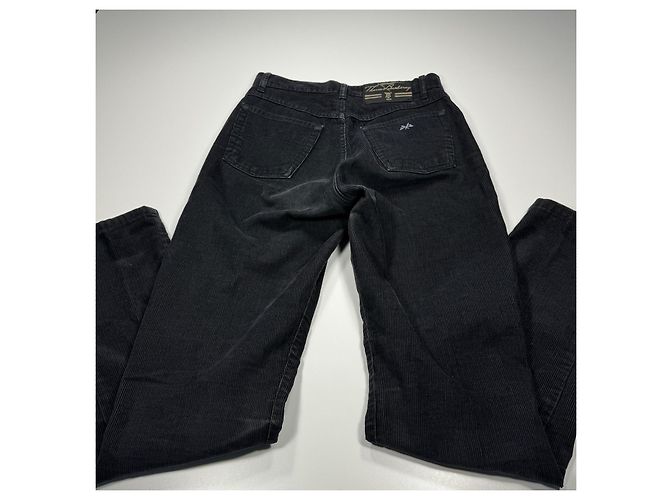Vaqueros de pana negros Thomas Burberry - vista 10