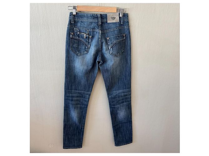 Vaqueros Slim Fit en Denim Azul Giorgio Armani - vista 2