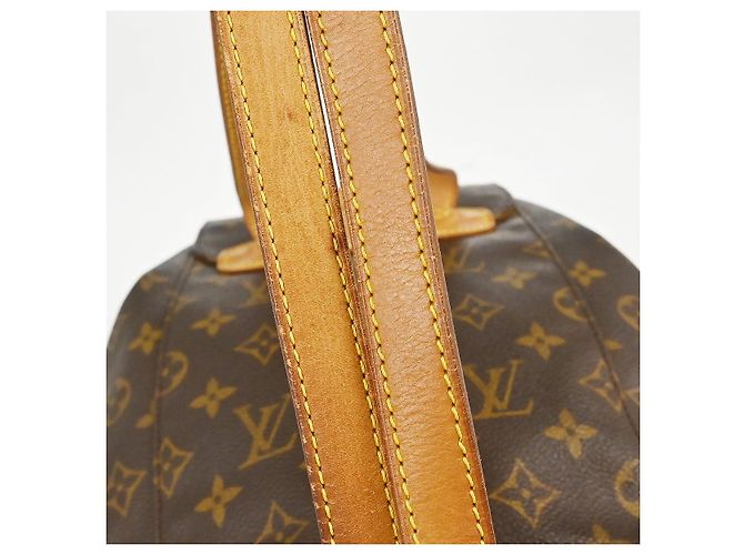 Louis Vuitton Vintage Montsouris Monogram Canvas MM Marron - vue 6