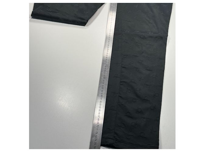 RoccoBarocco Pantalones Monograma Negro - vista 8