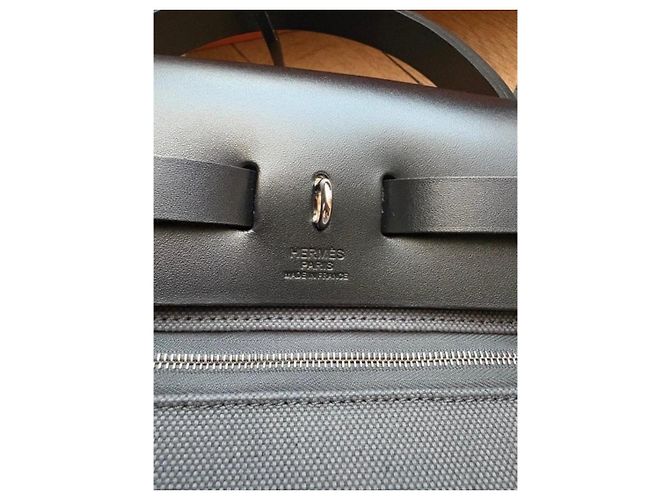 Hermès Herbag Zip 31 Cargo Pocket Edizione Limitata Nero Grigio - vista 4