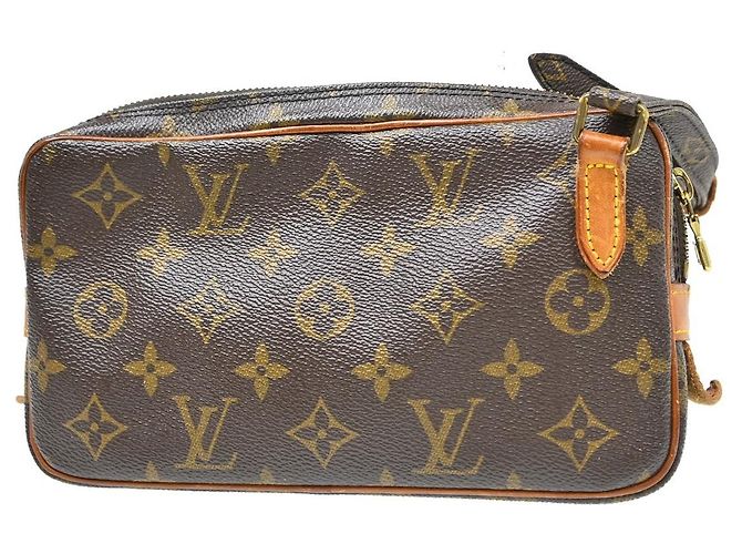 Louis Vuitton Pochette Marly Bandouliere Monogram Canvas medium Marrone - vista 2
