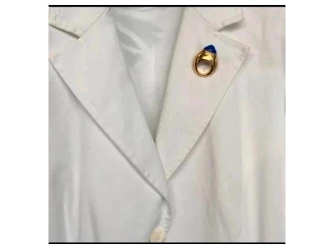 Spilla Boucheron placcata oro con lapislazzuli Blu Gold hardware - vista 6