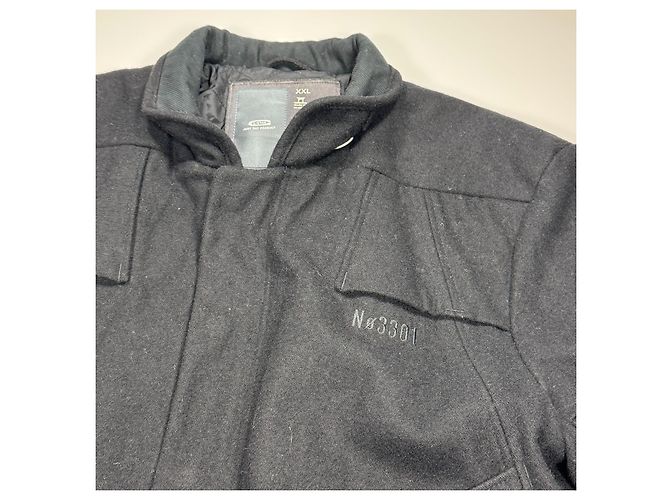 Autre Marque G-Star Raw N°3301 Wool Blend Bomber Jacket Black - view 5