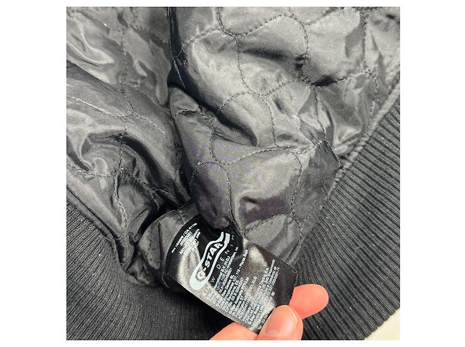 Autre Marque G-Star Raw N°3301 Wool Blend Bomber Jacket Black - view 8