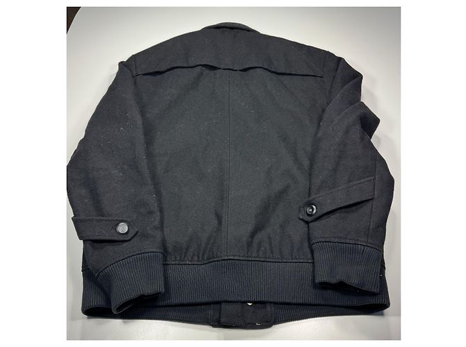 Autre Marque G-Star Raw N°3301 Wool Blend Bomber Jacket Black - view 9
