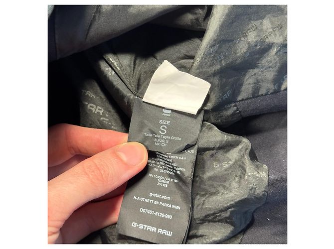 Autre Marque G-Star Raw Parka H-A Strett BF Mujer - Negro - vista 6