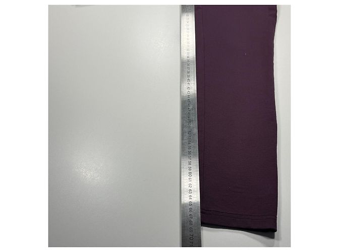 Pantaloni Versace Jeans Couture Viola Decorati - vista 10