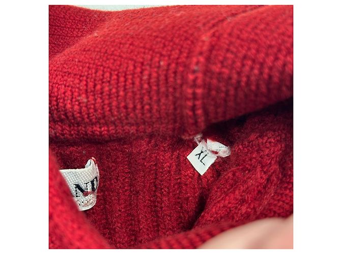 Stone Island Roter Woll-Rollkragenpullover - Ansicht 7