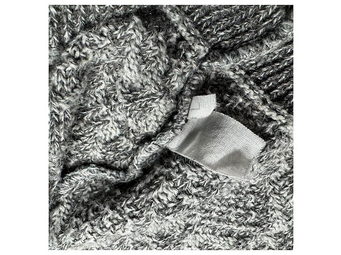 Gianni Versace Grauer Fair Isle Wollcardigan Mehrfarben - Ansicht 6