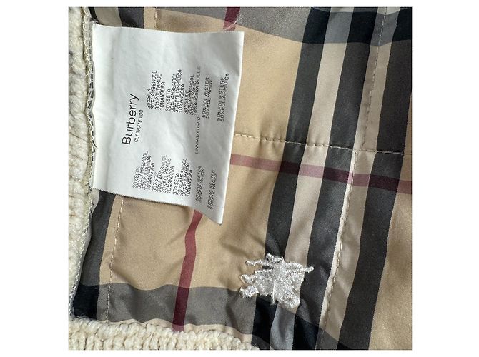 Burberry Colete Acolchoado de Malha Bege - vista 11