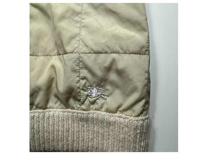 Burberry Colete Acolchoado de Malha Bege - vista 4