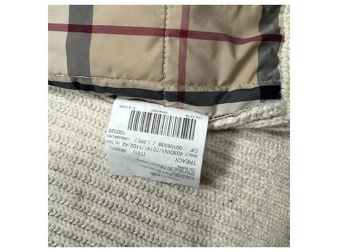 Burberry Colete Acolchoado de Malha Bege - vista 8