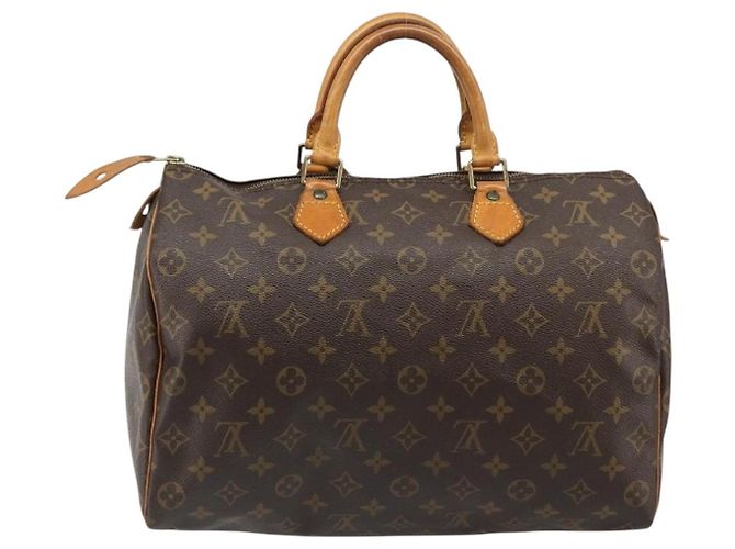 LOUIS VUITTON Borsa Monogram Speedy 35 M41524 LV Auth 186099A Monogramma - vista 2