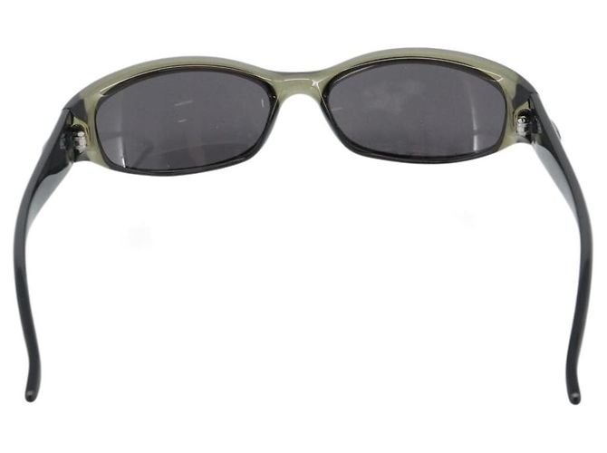 Óculos de sol GUCCI de plástico 2 Set Khaki Black Auth 180950 Preto Caqui - vista 3