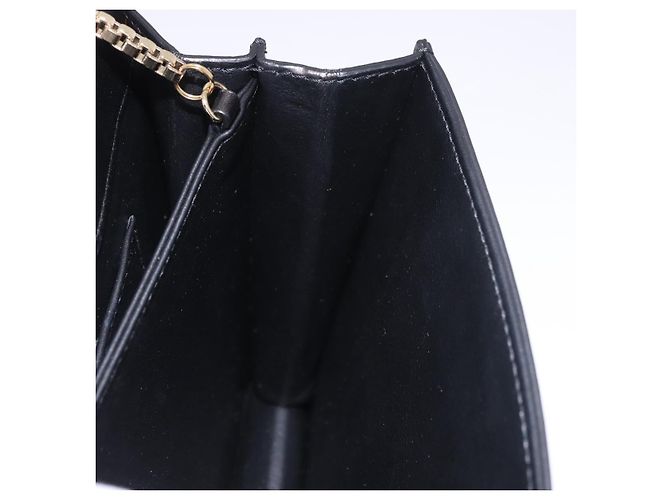 Borsa a Spalla Salvatore Ferragamo Gancini in Pelle Nera e Oro Autentica 185725A - vista 21