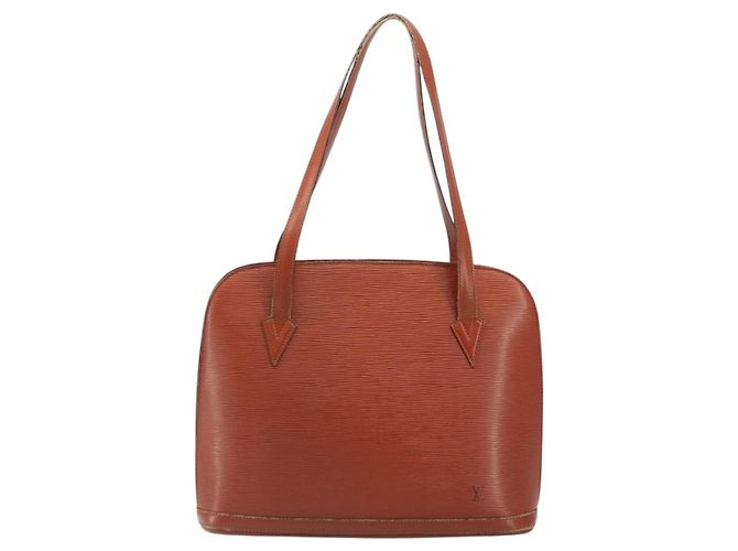 Borsa a Spalla LOUIS VUITTON Epi Lussac Marrone M52283 LV Auth 185704 - vista 13