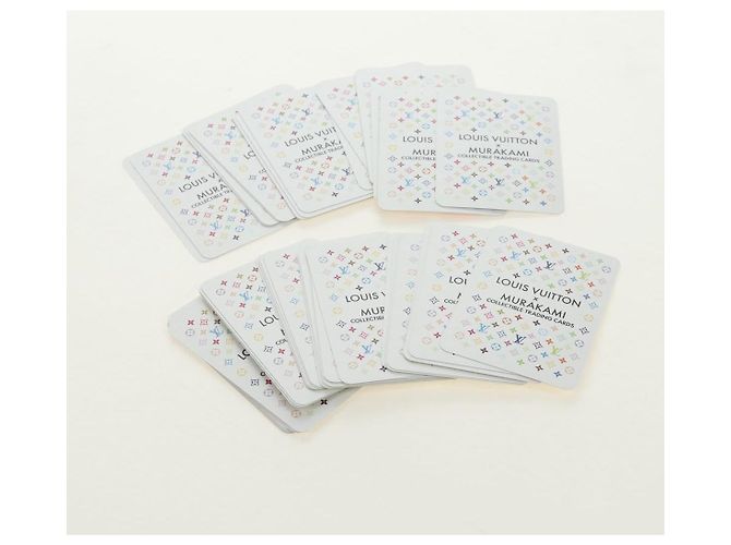 LOUIS VUITTON Multicolor Trading Card Set White LV Auth 185502SM - view 13