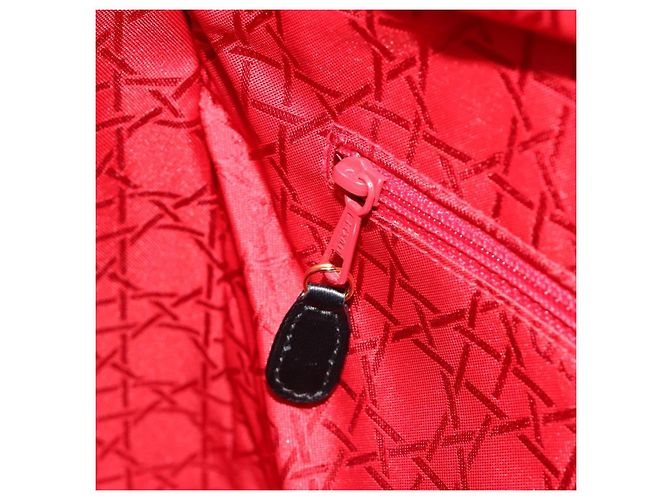 Borsa Christian Dior Lady Dior Canage in pelle di agnello 2 modi Nero Oro Auth 187084SAM D'oro - vista 25
