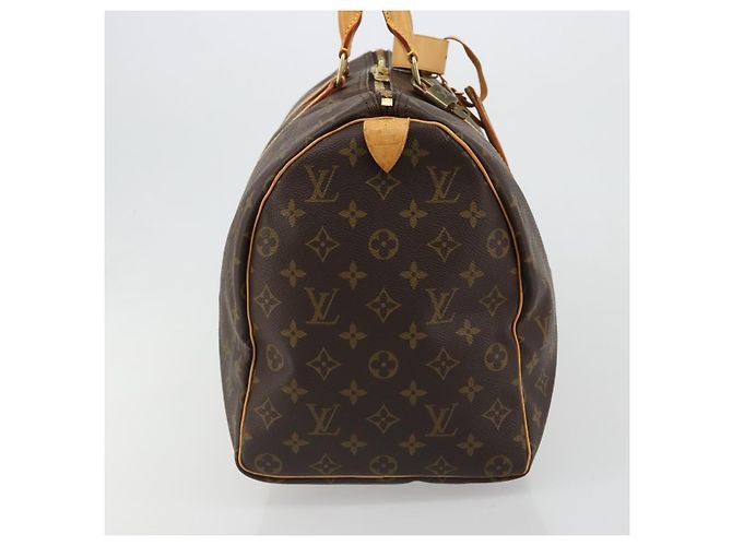LOUIS VUITTON Borsa Boston Monogram Keepall 45 M41428 LV Auth 184378A Monogramma - vista 4