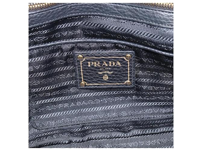 Borsa PRADA Nylon 2way Nera Oro Auth 187512V Nero D'oro - vista 18