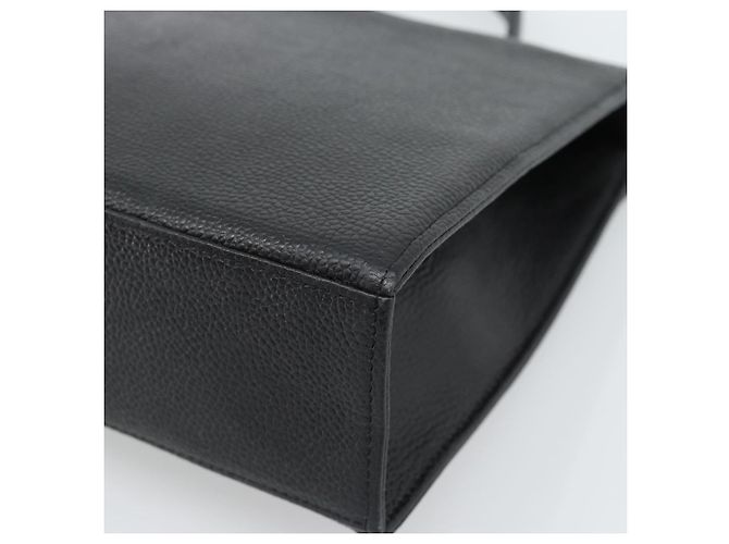 SAINT LAURENT Borsa in pelle nera oro Auth 186323A Nero D'oro - vista 15