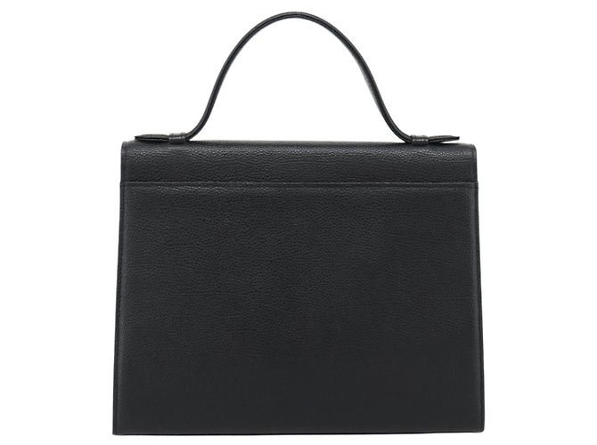 SAINT LAURENT Borsa in pelle nera oro Auth 186323A Nero D'oro - vista 2