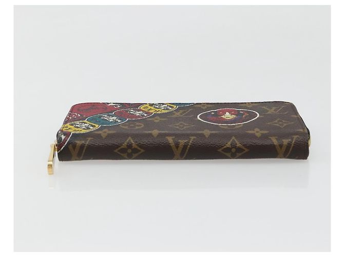 LOUIS VUITTON Monogram Kansai Zippy Wallet Long Wallet M67249 LV Auth 185761M Monogramma - vista 6