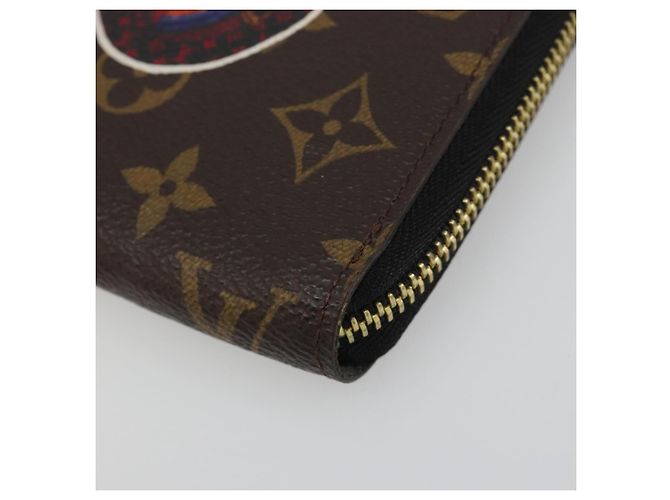 LOUIS VUITTON Monogram Kansai Zippy Wallet Long Wallet M67249 LV Auth 185761M Monogramma - vista 7
