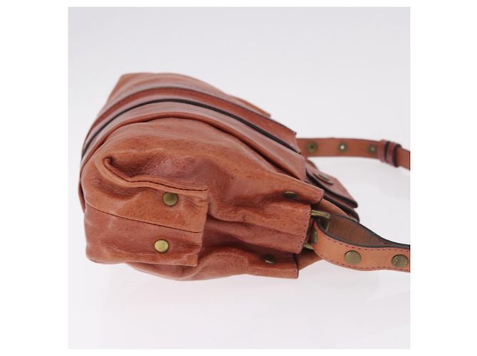 Chloé Borsa a Spalla Chloe in Pelle Rosa Oro Autentica 187369 D'oro - vista 3