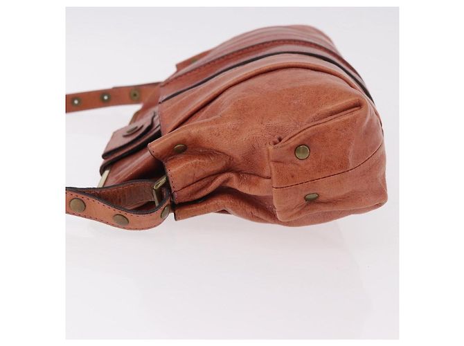 Chloé Borsa a Spalla Chloe in Pelle Rosa Oro Autentica 187369 D'oro - vista 4