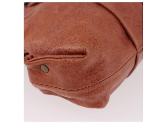 Chloé Borsa a Spalla Chloe in Pelle Rosa Oro Autentica 187369 D'oro - vista 9