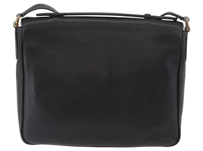 Borsa a Spalla GUCCI in Pelle 2way Nero Oro Auth 187188 D'oro - vista 2