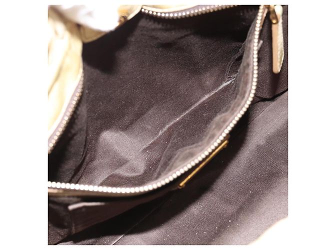 Borsa Miu Miu Matelasse in pelle 2way Beige Gold Auth 187578V D'oro - vista 26