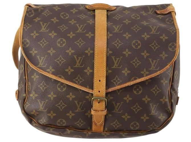 LOUIS VUITTON Borsa a Spalla Monogram Saumur 35 M42254 LV Auth ep14817 Monogramma - vista 13