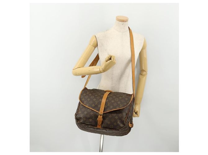 LOUIS VUITTON Borsa a Spalla Monogram Saumur 35 M42254 LV Auth ep14817 Monogramma - vista 27