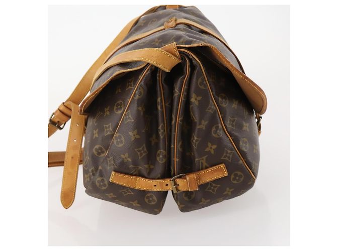 LOUIS VUITTON Borsa a Spalla Monogram Saumur 35 M42254 LV Auth ep14817 Monogramma - vista 3
