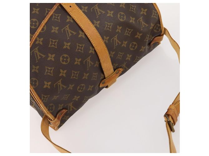 LOUIS VUITTON Borsa a Spalla Monogram Saumur 35 M42254 LV Auth ep14817 Monogramma - vista 6