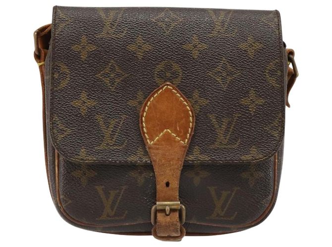 LOUIS VUITTON Borsa a tracolla Monogram Cartouchiere PM M51254 LV Auth 187007 Monogramma - vista 13