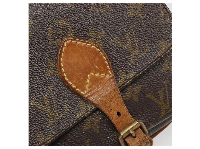 LOUIS VUITTON Borsa a tracolla Monogram Cartouchiere PM M51254 LV Auth 187007 Monogramma - vista 18