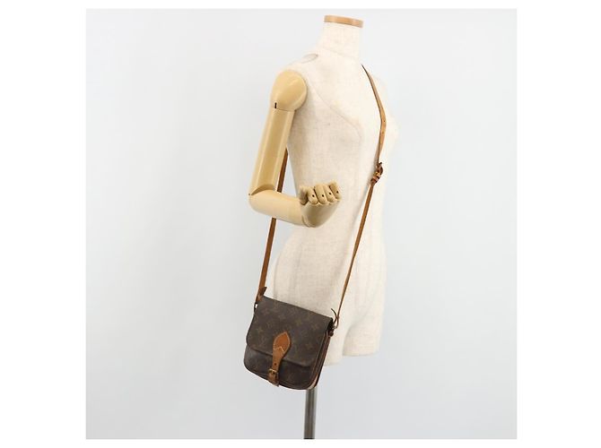 LOUIS VUITTON Borsa a tracolla Monogram Cartouchiere PM M51254 LV Auth 187007 Monogramma - vista 23