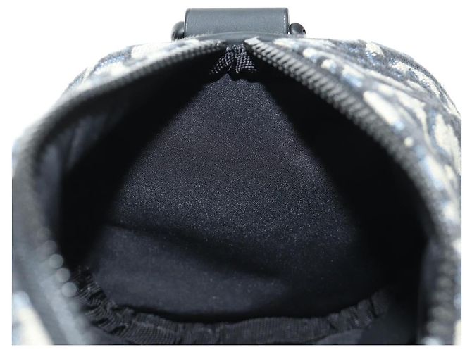Borsa a tracolla messenger con ruote Christian Dior Trotter Canvas Navy Auth 184861SAM Blu navy - vista 20