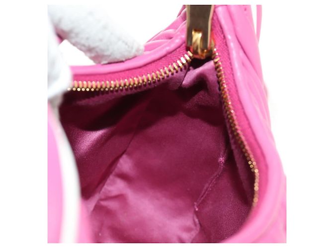 Borsa Miu Miu Matelasse Wonder in pelle 2way Rosa Oro Auth 185334SM D'oro - vista 23