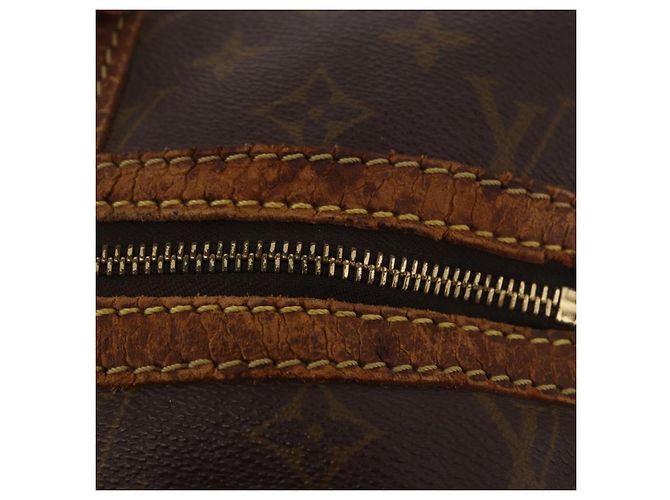 LOUIS VUITTON Monogram Sac Souple 35 Boston Bag M41626 LV Auth 186821 Monogramma - vista 10