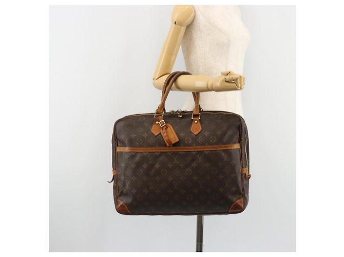 LOUIS VUITTON Monogram Porte Documents Voyage 2 Compartments M53362 Auth bs35595 Monogramma - vista 26